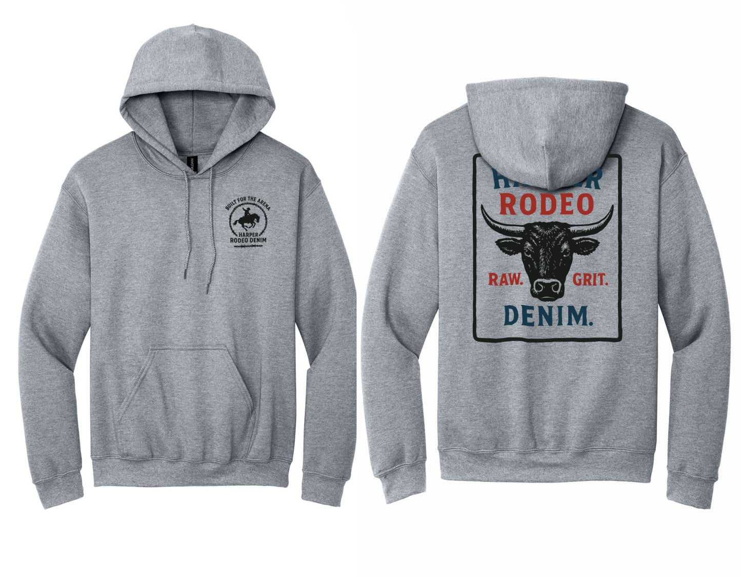 Raw Grit Steer Hoodie